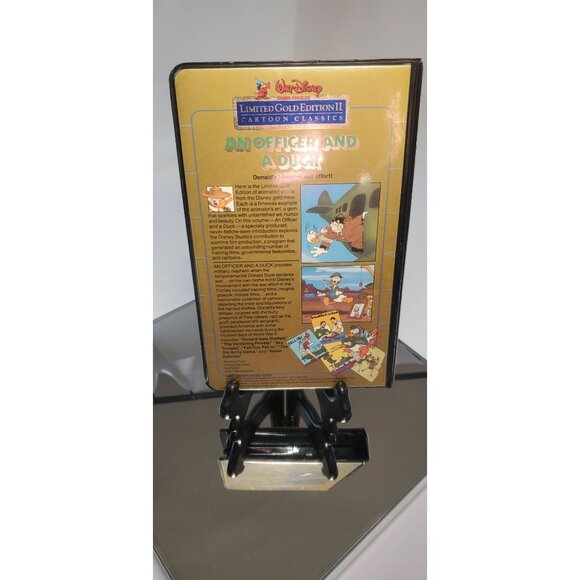 Walt Disney Limited Gold Edition II Cartoon Classics VHS - An Officer And A Duck - Picture 2 of 4